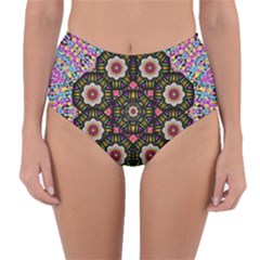 Decorative Ornate Candy With Soft Candle Light For Peace Reversible High-waist Bikini Bottoms by pepitasart