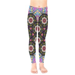 Decorative Ornate Candy With Soft Candle Light For Peace Kids  Legging by pepitasart
