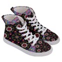 Decorative Ornate Candy With Soft Candle Light For Peace Women s Hi-Top Skate Sneakers View3