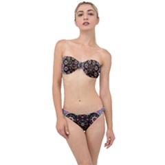 Decorative Ornate Candy With Soft Candle Light For Peace Classic Bandeau Bikini Set by pepitasart