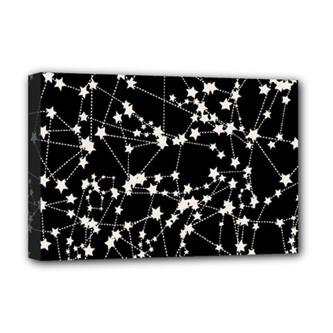 Constellations Deluxe Canvas 18  X 12  (stretched) by snowwhitegirl