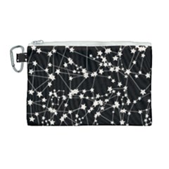 Constellations Canvas Cosmetic Bag (large)