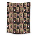 Mona Lisa Frame Pattern Medium Tapestry View1