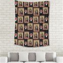 Mona Lisa Frame Pattern Medium Tapestry View2