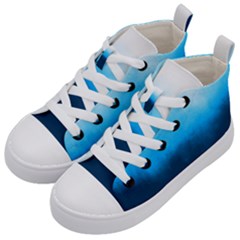 Ombre Kid s Mid-top Canvas Sneakers by Valentinaart