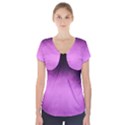 Ombre Short Sleeve Front Detail Top View1