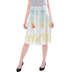 Hola Beaches 3391 Trimmed Midi Beach Skirt