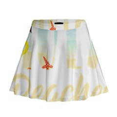 Hola Beaches 3391 Trimmed Mini Flare Skirt by mattnz