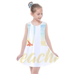 Hola Beaches 3391 Trimmed Kids  Summer Dress by mattnz