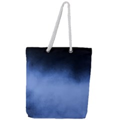 Ombre Full Print Rope Handle Tote (large) by Valentinaart