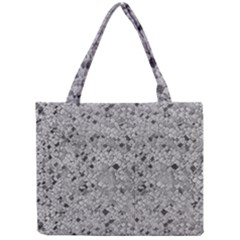Cracked Texture Abstract Print Mini Tote Bag