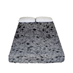 Cracked Texture Abstract Print Fitted Sheet (Full/ Double Size)