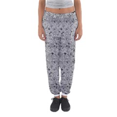 Cracked Texture Abstract Print Women s Jogger Sweatpants