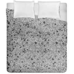 Cracked Texture Abstract Print Duvet Cover Double Side (California King Size)