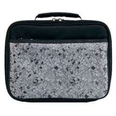 Cracked Texture Abstract Print Lunch Bag