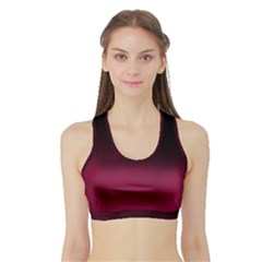 Ombre Sports Bra With Border by Valentinaart