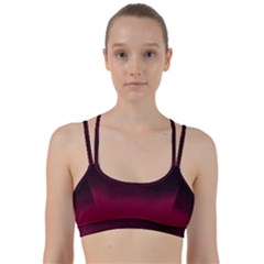 Ombre Line Them Up Sports Bra by Valentinaart
