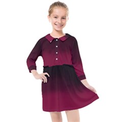 Ombre Kids  Quarter Sleeve Shirt Dress by Valentinaart