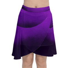 Ombre Chiffon Wrap Front Skirt by Valentinaart