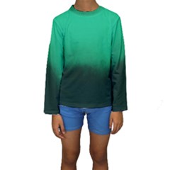 Ombre Kids  Long Sleeve Swimwear by Valentinaart