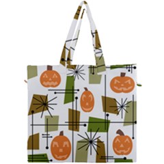 Halloween Mid Century Modern Canvas Travel Bag by KayCordingly