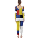 Mondrian Geometric Art Long Sleeve Catsuit View2