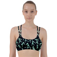 Bold And Brash Pattern Line Them Up Sports Bra by Valentinaart