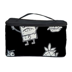 Doodle Bob Pattern Cosmetic Storage by Valentinaart