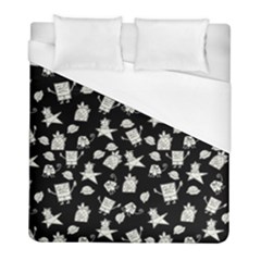 Doodle Bob Pattern Duvet Cover (full/ Double Size)