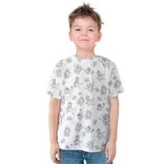 Doodle Bob Pattern Kids  Cotton Tee