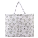 Doodle Bob Pattern Zipper Large Tote Bag View1