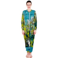 Bloom In Vintage Ornate Style Onepiece Jumpsuit (ladies)  by pepitasart