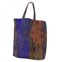 Colored Rusty Abstract Grunge Texture Print Giant Grocery Tote