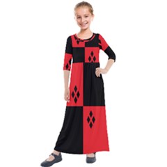 Harley Kids  Quarter Sleeve Maxi Dress by raeraeshescrafty