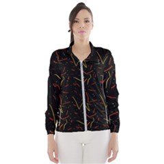 Lines Abstract Print Windbreaker (women)