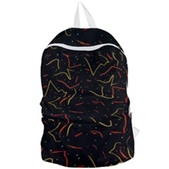 Lines Abstract Print Foldable Lightweight Backpack