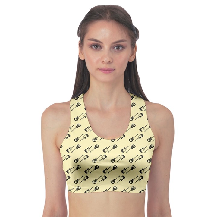 Guitar Guitars Music Instrument Sports Bra