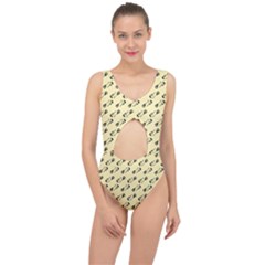 Guitar Guitars Music Instrument Center Cut Out Swimsuit by Simbadda