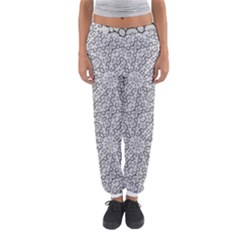 Geometric Grey Print Pattern Women s Jogger Sweatpants