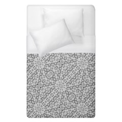 Geometric Grey Print Pattern Duvet Cover (single Size)