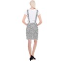 Geometric Grey Print Pattern Braces Suspender Skirt View2