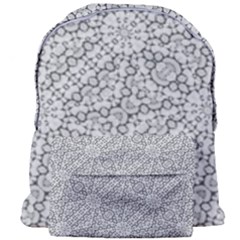 Geometric Grey Print Pattern Giant Full Print Backpack