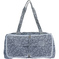 Geometric Grey Print Pattern Multi Function Bag by dflcprints