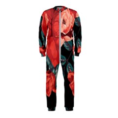 Bed Of Bright Red Roses By Flipstylez Designs Onepiece Jumpsuit (kids) by flipstylezfashionsLLC