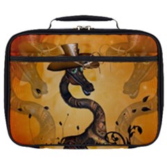 Funny Steampunk Giraffe With Hat Full Print Lunch Bag by FantasyWorld7