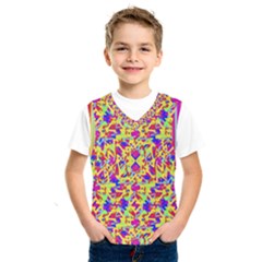 Multicolored Linear Pattern Design Kids  Sportswear