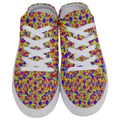 Multicolored Linear Pattern Design Half Slippers by dflcprints