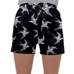 Birds Pattern Sleepwear Shorts by Valentinaart
