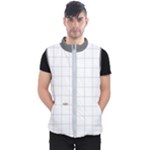 Pie Cooling on the Window Pane Pattern Men s Puffer Vest