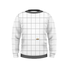 Pie Cooling On The Window Pane Pattern Kids  Sweatshirt by emilyzragz